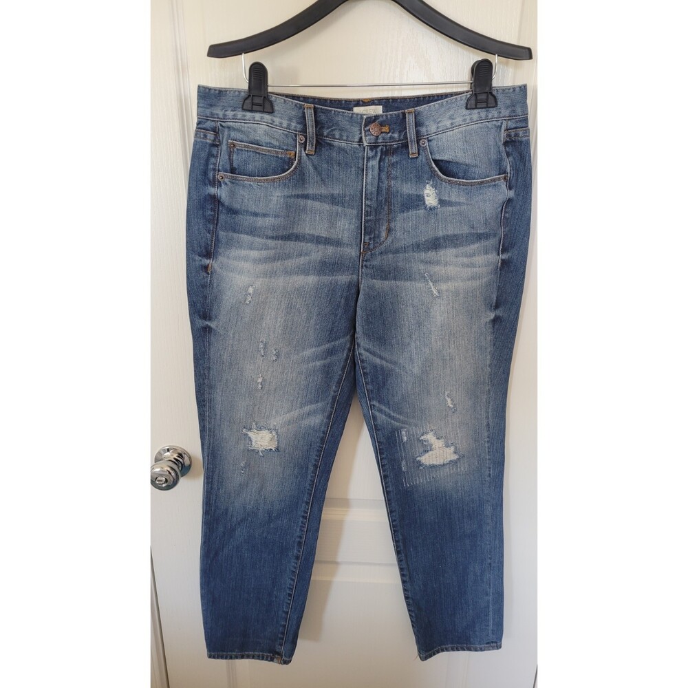 Women's J.Crew Rip & Repair Boyfriend Denim Jeans
